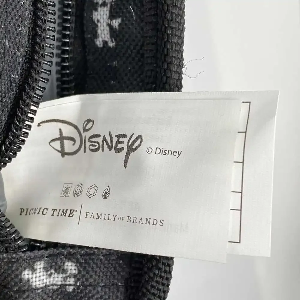 Disney Black Mickey Mouse Print Insulated Tote | OS Regular